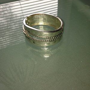 silver zipper bracelt